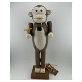 North Pole Trading Co Monkey Nutcracker