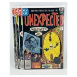 (4) Vintage DC Unexpected # 184, 185, 187, 188