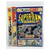 (3) Vintage Super-Team Family Comics