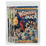 (5) Vintage Marvel Howard the Duck Comics