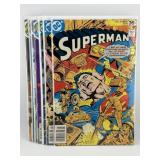 (7) Vintage DC Superman Comics