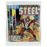 (4) Vintage DC Steel The Indestructible Man