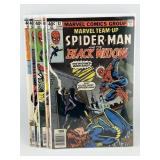 (5) Vintage Marvel Team-Up Comics
