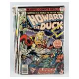 (5) Vintage Marvel Howard the Duck Comics