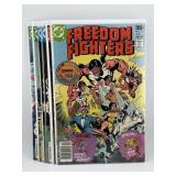 (6) Vintage DC The Freedom Fighters Comics