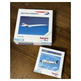 Two Herpa Wings 1:500 Airplane Models