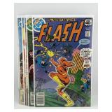 (6) Vintage DC The Flash Comics # 272, 274,