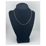 Vintage Gold Tone Beaded Necklace