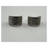 Vintage Sterling Silver Earrings
