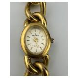 Peugeot Quartz Japan Movt Gold Tone Watch