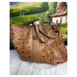 Leather MCM Handbag