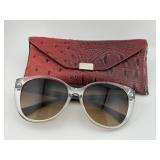 Coach Sunglasses with Red Leather Case