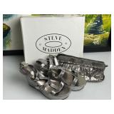 Steve Madden Pewter Plattform Sandals