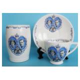 KING GEORGE VI BEAKER and CUP/SAUCER