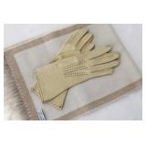 CASHMERE SCARF and LEATHER GLOVES