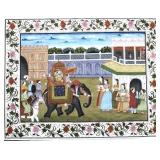 INDIAN TRADITIONAL PRINT ON SILK