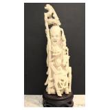 CHINESE CARVED FIGURE OF SHOU LAO