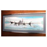 MILITARY AIRCRAFT PRINT by K. FERRIS