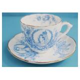 QUEEN VICTORIA  COMMEMORATIVE CUP & SAUCER