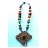 TIBETAN AMULET necklace