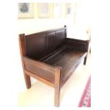 ENGLISH 18TH C. OAK BENCH