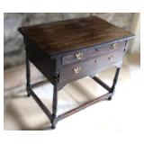 ENGLISH 18TH C. OAK SIDE TABLE