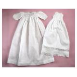 VINTAGE BABY DRESS and SLIP