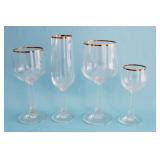 32-PIECE CRYSTAL STEMWARE SET