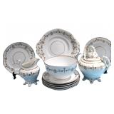 EARLY ENGLISH PORCELAIN TEA SET