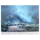 MILITARY AIRCRAFT PRINT by F. WOOTON