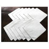 SET OF 12 DAMASK NAPKINS