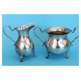BIRKS STERLING SILVER CREAM & SUGAR