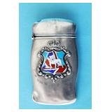 STERLING SILVER MATCH SAFE