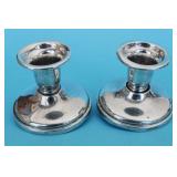 BIRKS STERLING SILVER CANDLEHOLDERS