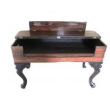 ANTIQUE ROSEWOOD SPINNET DESK