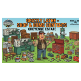 Grizzly Metal Lathe, Shop & Home Contents Cheyenne Estate Auction