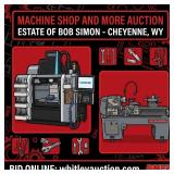 Bob Simon Estate Machine Shop Auction: 2016 Hurco CNC, Lathe, Tools - Cheyenne, WY Online Auction