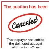 AUCTION HAS BEEN CANCELED