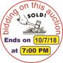 BIDDING ENDS OCTOBER 7