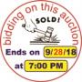 BIDDING ENDS SEPTEMBER 28