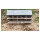 Galvanized Chicken Nesting Boxes
