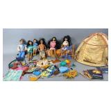 Pocahontas Barbie Doll Play Lot
