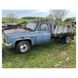 1983 Chevy 30 Truck With Flat Deck