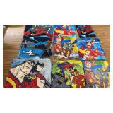 Assortment Of Justice League Wash Cloths Towels