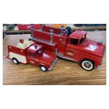 2 Vintage Tonka Fire Trucks
