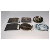 6 Belt Buckles