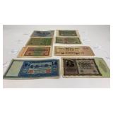 8 Reichs Bank Notes