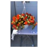 Vigorous Tropical Orange Hanging Basket