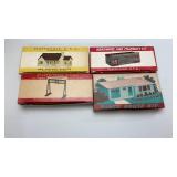 4 PlasticVille House Kits For O And S Gauge