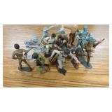 14 Vintage Solider Action Figures